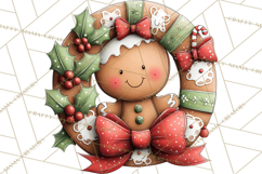 Gingerbread Christmas Clipart PNG, Gingerbread Cookies Product Image 5
