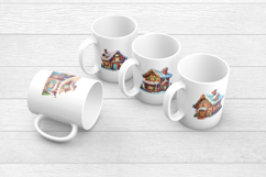 Gingerbread House Clipart | 10 Christmas Transparent PNGs Product Image 5