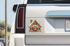 Gingerbread House Clipart | 10 Christmas Transparent PNGs Product Image 3