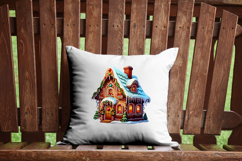 Gingerbread House Clipart | 10 Christmas Transparent PNGs Product Image 12