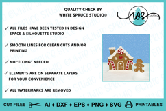 Gingerbread House Card SVG Template Product Image 2