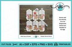 Gingerbread House Card SVG Template Product Image 6