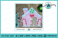 Gingerbread House Card SVG Template Product Image 7
