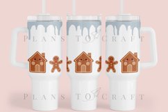 Bundle 6 Christmas 40oz Tumbler Sublimation Wrap SVG Product Image 6