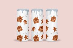Bundle 6 Christmas Skinny Tumbler Sublimation Wrap SVG Product Image 6