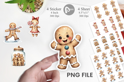 Gingerbread Joy Sticker Product Image 1