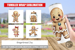 Tumbler Gingerbread Joy Product Image 1
