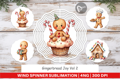 Wind Spinner Gingerbread Joy Product Image 1