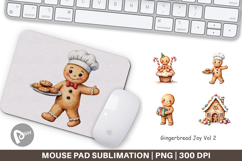 Mouse Pad Gingerbread Joy Product Image 1