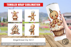 Tumbler Gingerbread Joy Product Image 1