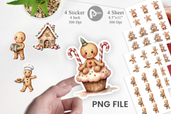 Gingerbread Joy Sticker Product Image 1