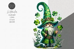 Gnome clipart, Wizard clipart, Irish gnome clipart Product Image 1