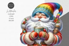 Gnome clipart, Christmas clipart, Hot cocoa clipart Product Image 1