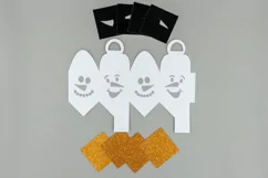 Snowman Christmas Gift Box SVG, Snowman Faces SVG Product Image 2