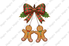 Gingerbread Man Cherries Png Product Image 1