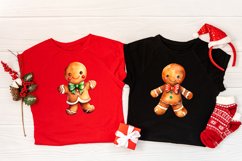 Gingerbread Man Sublimation Clipart, Gingerbread Man Clipart Product Image 4