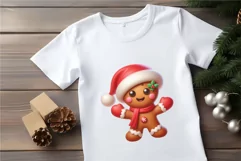 Gingerbread man Cartoon. Clipart, PNG. Product Image 3