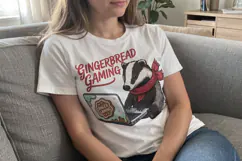 Gingerbread PC Café Gamer Pals Sublimation Product Image 2