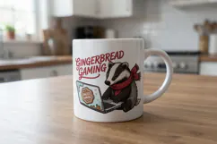 Gingerbread PC Café Gamer Pals Sublimation Product Image 6