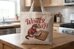 Gingerbread PC Café Gamer Pals Sublimation Product Image 8