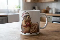 Gingerbread PC Café Gamer Pals Sublimation Product Image 6