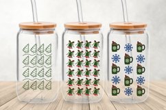 Christmas Libbey Can Glass SVG Bundle, Libbey Can Wrap Product Image 4