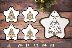 Gingerbread Ornament bundle SVG Personalized design Product Image 10