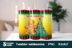 Christmas tumblers wrap | Gingerbread man tumbler wrap