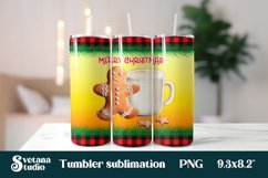 Christmas tumbler gingerbread man | Christmas tumbler bundle Product Image 6