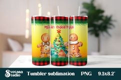 Christmas tumblers gingerbread man | Tumbler wrap
