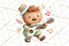 Gingerbread Village PNG Clipart, Candy Land Christmas Scene Product Image 4