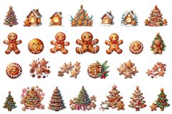 Gingerbread Man Sublimation Clipart Product Image 2