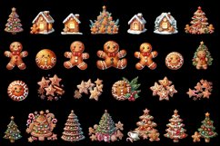 Gingerbread Man Sublimation Clipart Product Image 3