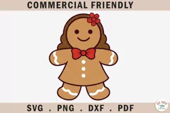 Gingerbread man and woman SVG, Christmas ginger bread SVG Product Image 3