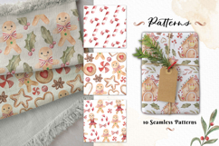 Christmas Watercolour Gingerbreads Clipart Package 66 Assets Product Image 5