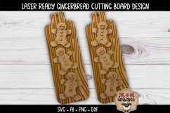 Gingerbread Cookie Board Laser Ready SVG | Holiday SVG Product Image 3