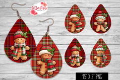 Christmas Gingerbread | 4 Sets of Teardrop Earrings Product Image 1