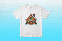 Cute Gingerbread House PNG Bundle 10 Designs Vol 2 Product Image 6