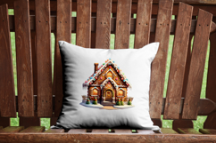 Cute Gingerbread House PNG Bundle 10 Designs Vol 2 Product Image 9