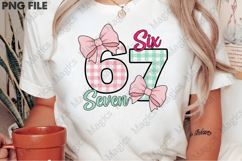 Gingham Bow Valentine PNG Product Image 2