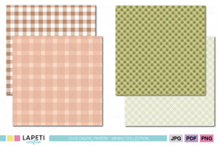 Printable digital papers for memory keeping layouts.