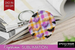 Gingram Halloween Keychain PNG - Spooky Cute Keychain Product Image 1