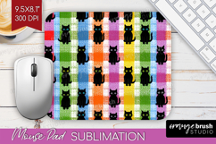 Gingram Halloween Mouse Pad Sublimation - Spooky Cute PNG Product Image 1