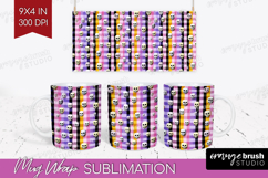 Gingram Halloween Mug Wrap - Spooky Cute Mug PNG Sublimation Product Image 1