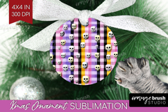 Gingram Halloween Ornament PNG - Spooky Cute PNG Sublimation Product Image 1