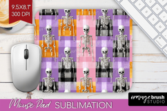 Gingram Halloween Mouse Pad Sublimation - Spooky Cute PNG Product Image 1