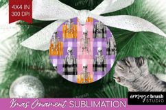 Gingram Halloween Ornament PNG - Spooky Cute PNG Sublimation Product Image 1