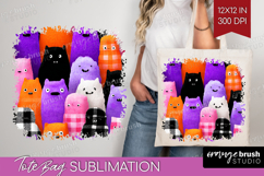 Gingram Halloween Tote Bag - Spooky Cute Tote Bag PNG Product Image 1