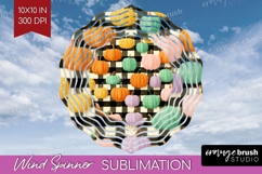 Gingram Halloween Wind Spinner Sublimation PNG - Spooky Cute Product Image 1