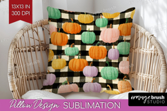 Gingram Halloween Pillow Sublimation - Spooky Cute Pillow Product Image 1